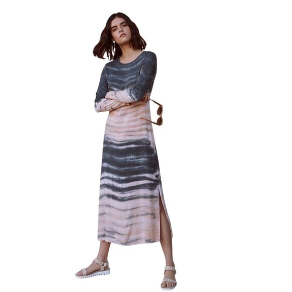 Anthropologie Dolan Left Coast Trina Tie Dye Midi Dress Size XSp - Picture 5 of 9